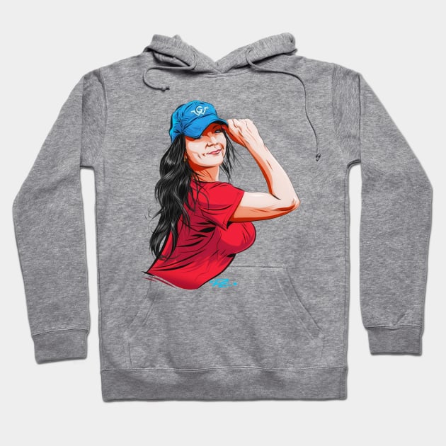 Gretchen Wilson - An illustration by Paul Cemmick Hoodie by PLAYDIGITAL2020